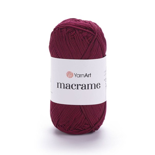 Sznurek poliestrowy YarnArt Macrame 1.5 mm 145 / bordo