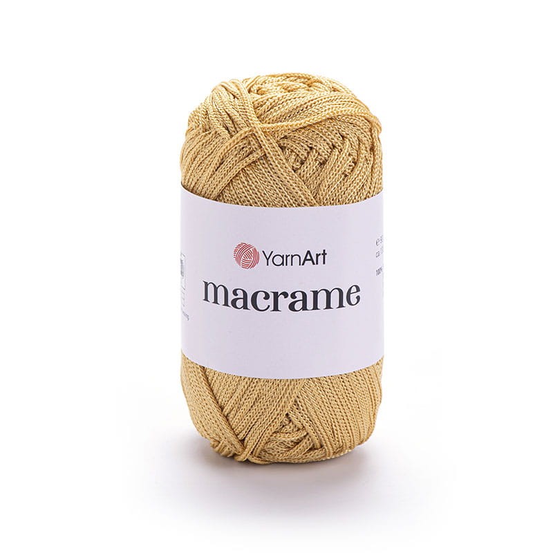 Sznurek poliestrowy YarnArt Macrame 1.5 mm 155 / złoty