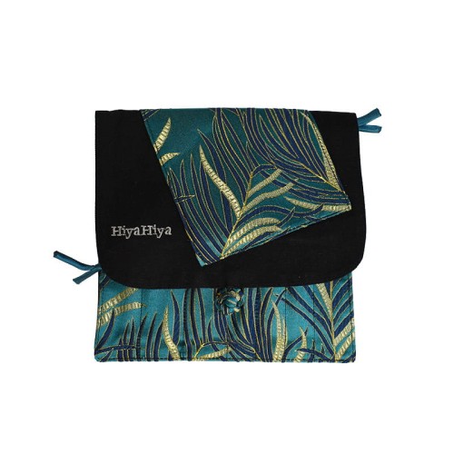 Zestaw drutów wymiennych HiyaHiya Sharp Premium Small 5" / 2.75 - 5 mm / etui liście szmaragd - OSTRE