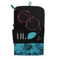 Zestaw drutów wymiennych HiyaHiya Sock Set 4" / 2.00 - 3 mm / etui kwiaty szmaragd  - OSTRE