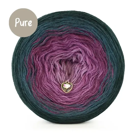 KOKONEK Pure P210 - Butelkowa zieleń/ciemny szmaragd/figa/lilak/wrzos