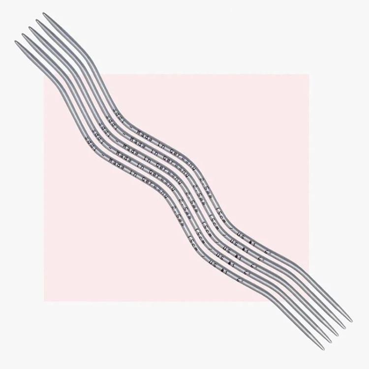 Druty do skarpet Addi CraSySnake 15cm - metalowe