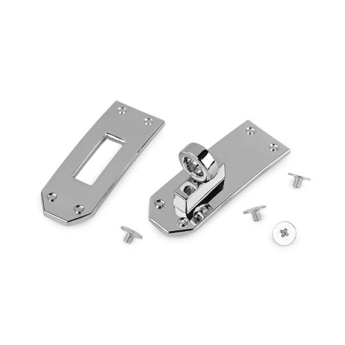 Zapięcie obrotowe do torebki / nikiel / 16 x 53 mm / 940120