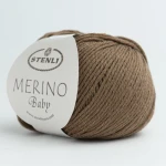 Włóczka Stenli Merino Baby 980 / jasny brąz