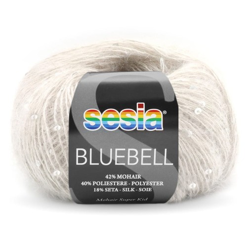 Włóczka / nić fantazyjna z cekinami Sesia Bluebell 1355