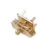 Zapięcie obrotowe do torebki / złoto / 28 x 46 mm / 940124