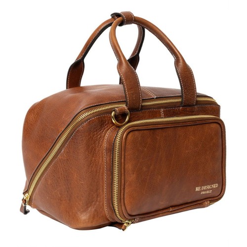 Organizer / torba / RE:DESIGNED / Project 39 / skóra / walnut/gold