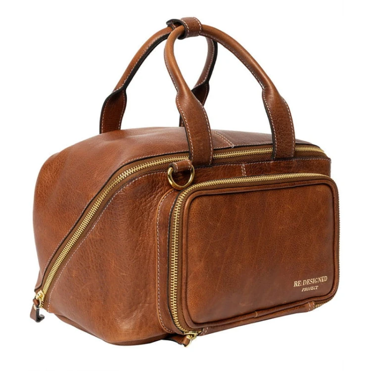 Organizer / torba / RE:DESIGNED / Project 39 / skóra / walnut/gold