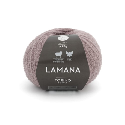 Włóczka Lamana Torino Bouclé 37 / blady fiolet