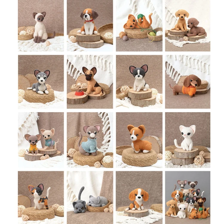 Książka Crochet Cats & Dogs - w języku angielskim
