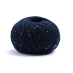 Włóczka Lamana Como Tweed 11 T / granatowy tweed
