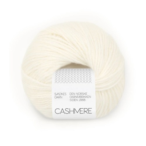 Włóczka Sandnes Garn Cashmere 1002 / ecru