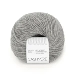 Příze Sandnes Garn Cashmere 1042 / šedý melír