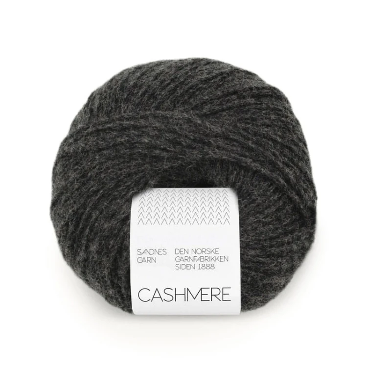 Włóczka Sandnes Garn Cashmere 1088 / węgiel