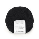 Włóczka Sandnes Garn Cashmere 1099 / czerń