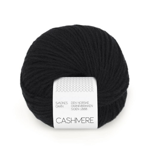 Włóczka Sandnes Garn Cashmere 1099 / czerń
