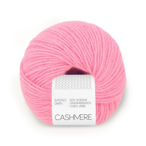 Włóczka Sandnes Garn Cashmere 4504 / cukierkowy róż