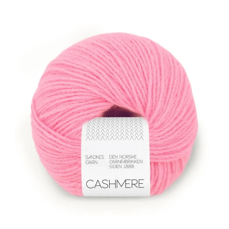 Włóczka Sandnes Garn Cashmere 4504 / cukierkowy róż