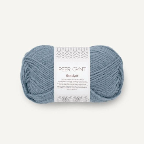 Włóczka Sandnes Garn Peer Gynt 6351 PetiteKnit / wrześniowe niebo