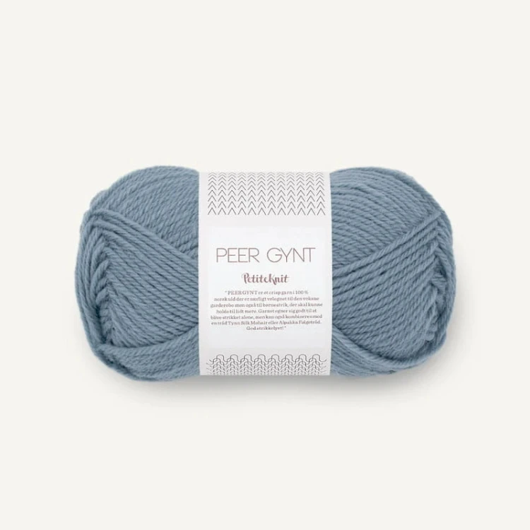 Włóczka Sandnes Garn Peer Gynt 6351 PetiteKnit / wrześniowe niebo