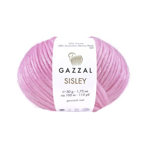 Włóczka Gazzal Sisley 5730 / róż