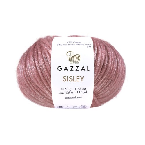 Włóczka Gazzal Sisley 5728 / łososiowy