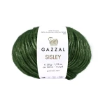 Włóczka Gazzal Sisley 5724 / zieleń