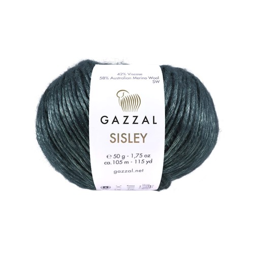 Włóczka Gazzal Sisley 5723 / ciemny szmaragd