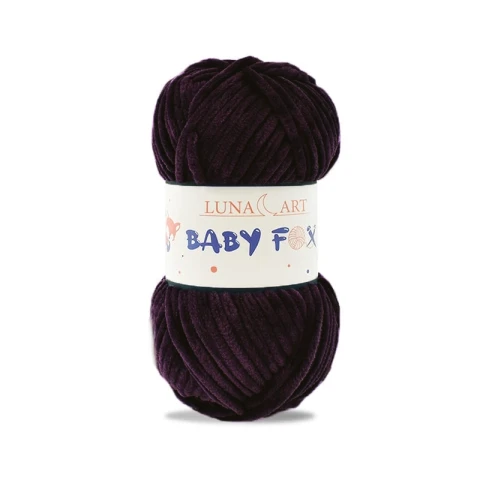 Włóczka Luna Art Baby Fox 100-93 / śliwka