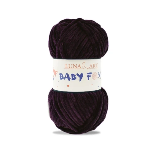 Włóczka Luna Art Baby Fox 100-93 / śliwka