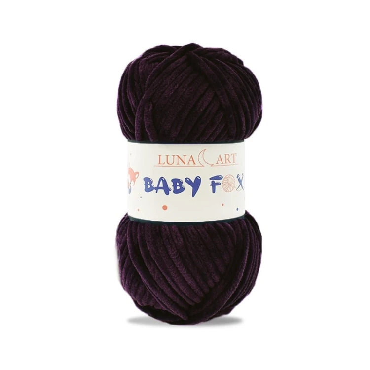 Włóczka Luna Art Baby Fox 100-93 / śliwka