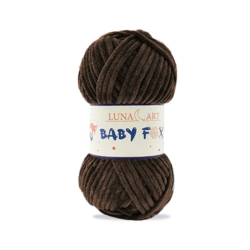 Włóczka Luna Art Baby Fox 100-91 / ciemne khaki