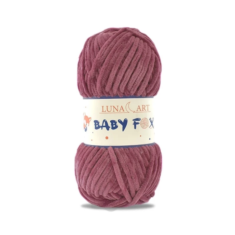 Włóczka Luna Art Baby Fox 100-83 / jasne winogrono