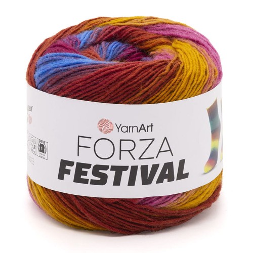 Włóczka skarpetkowa YarnArt Forza Festiwal / 2906