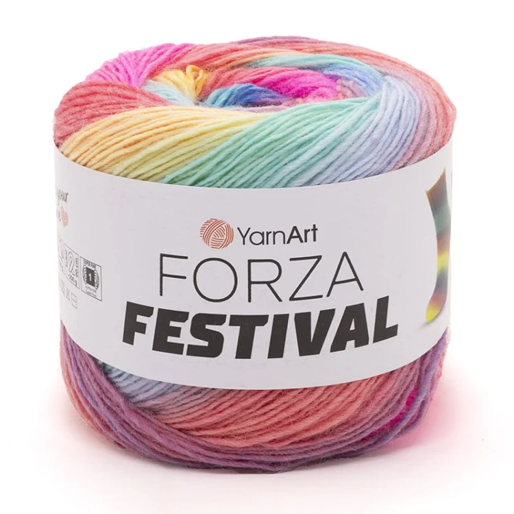 Włóczka skarpetkowa YarnArt Forza Festiwal / 2915