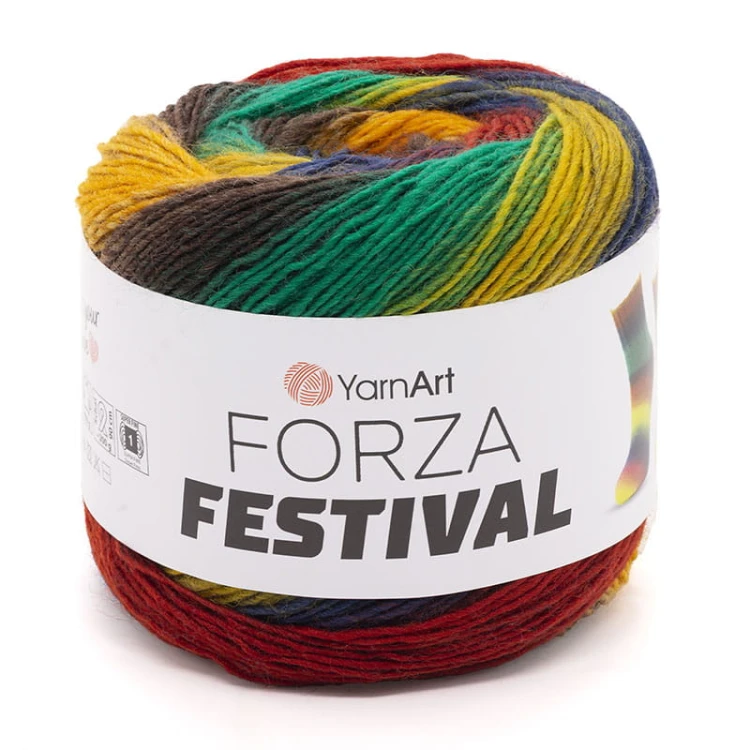 Włóczka skarpetkowa YarnArt Forza Festiwal / 2912