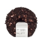 Włóczka z cekinami Sandnes Garn Paljett 3086 Espresso sparkle / czekolada i miedź