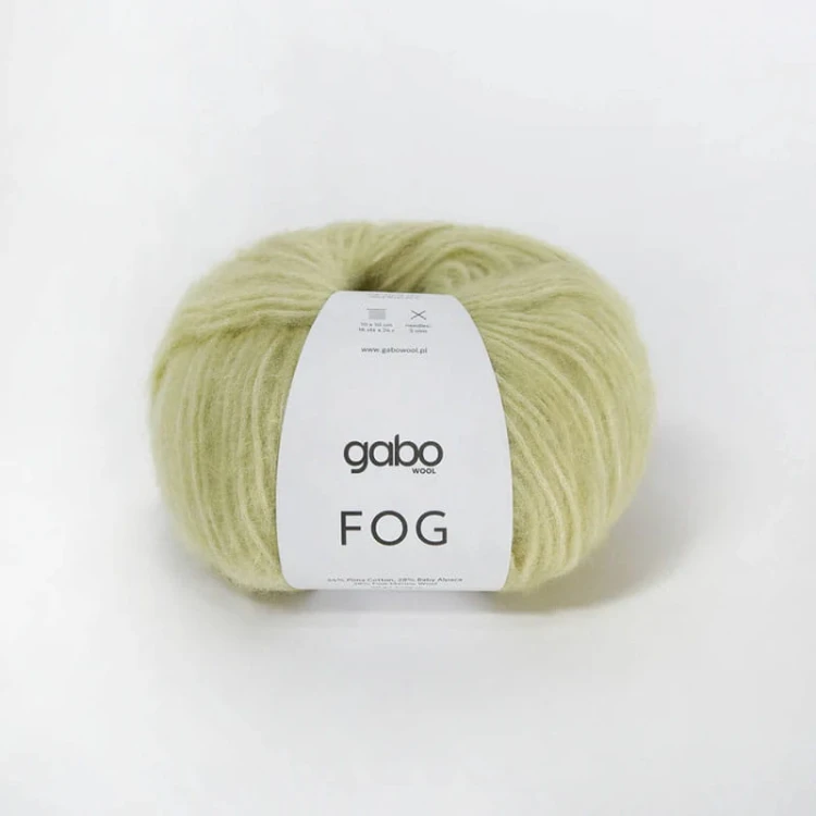 Włóczka Gabo Wool Fog 6477 / zielona herbata