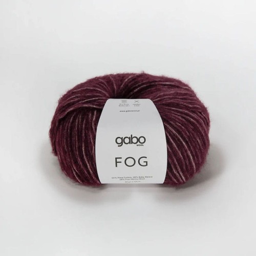 Włóczka Gabo Wool Fog 6910 / burgund