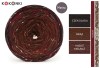 KOKONEK Merino Unikat MU11 Chocolate Chilli - Czekolada/brąz/miedź melanż + 1 nitka bordo + 1 nitka tweed toffi