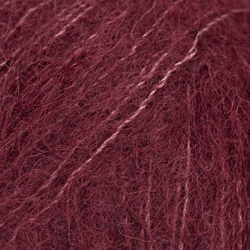 Włóczka Drops Brushed Alpaca Silk 44 / wino śliwkowe