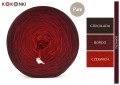 KOKONEK Pure Rare PR001 Chocolate Chilli - Czekolada/bordo/czerwień + 1 nitka buraczki