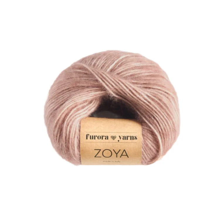 Włóczka Furora Yarns Zoya / antyczny róż
