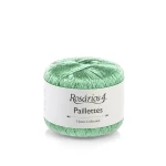 Włóczka / nić fantazyjna z cekinami Rosarios 4 Paillettes 33 / akwamaryna / 25g