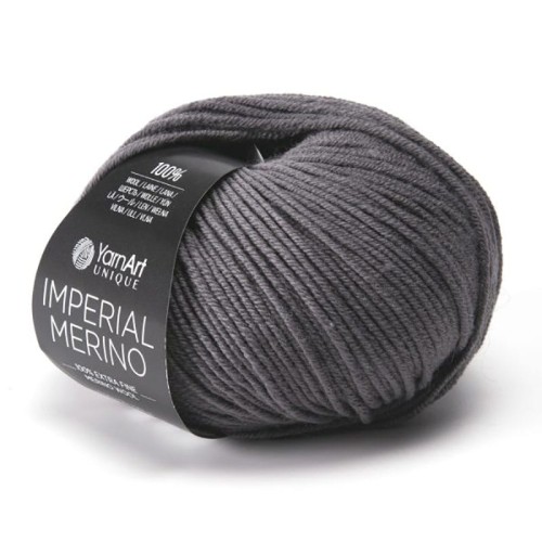Włóczka YarnArt Unique Imperial Merino 3347 / ciemny szary