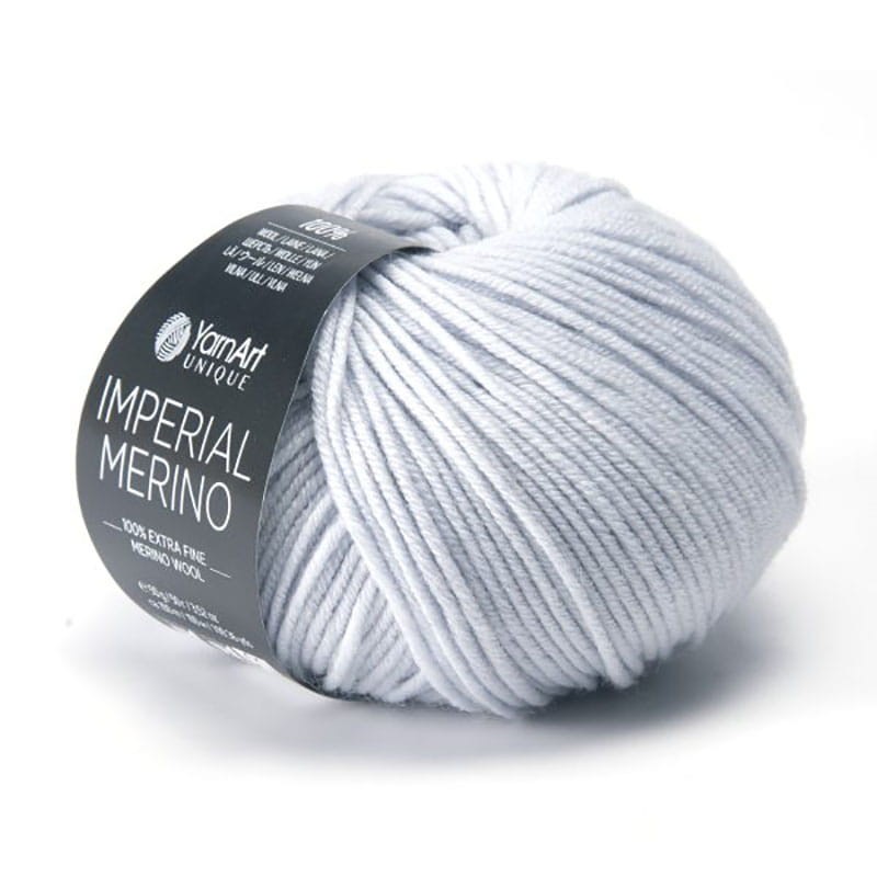 Włóczka YarnArt Unique Imperial Merino 3346 / jasny szary