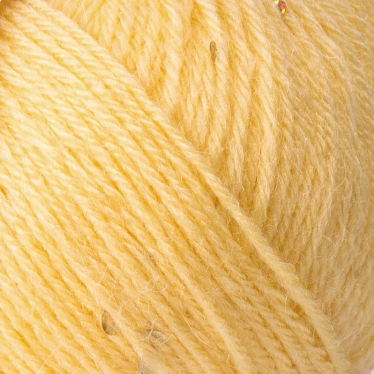 Włóczka z cekinami YarnArt Alpaca Gold Paillettes 9318 / maślany
