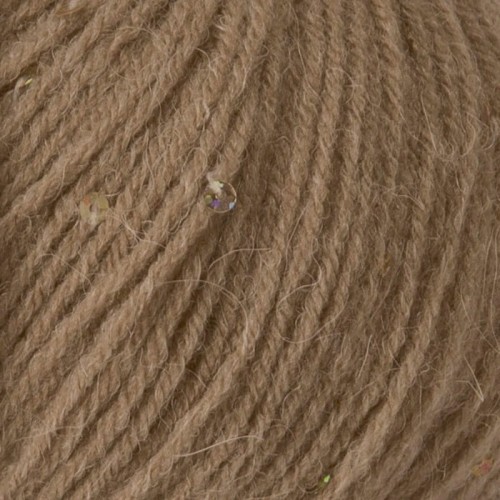 Włóczka z cekinami YarnArt Alpaca Gold Paillettes 9316 / cappucino