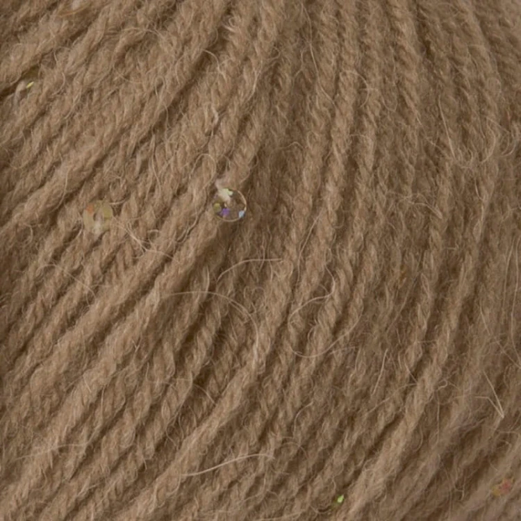 Włóczka z cekinami YarnArt Alpaca Gold Paillettes 9316 / cappucino