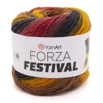Włóczka skarpetkowa YarnArt Forza Festiwal / 2908
